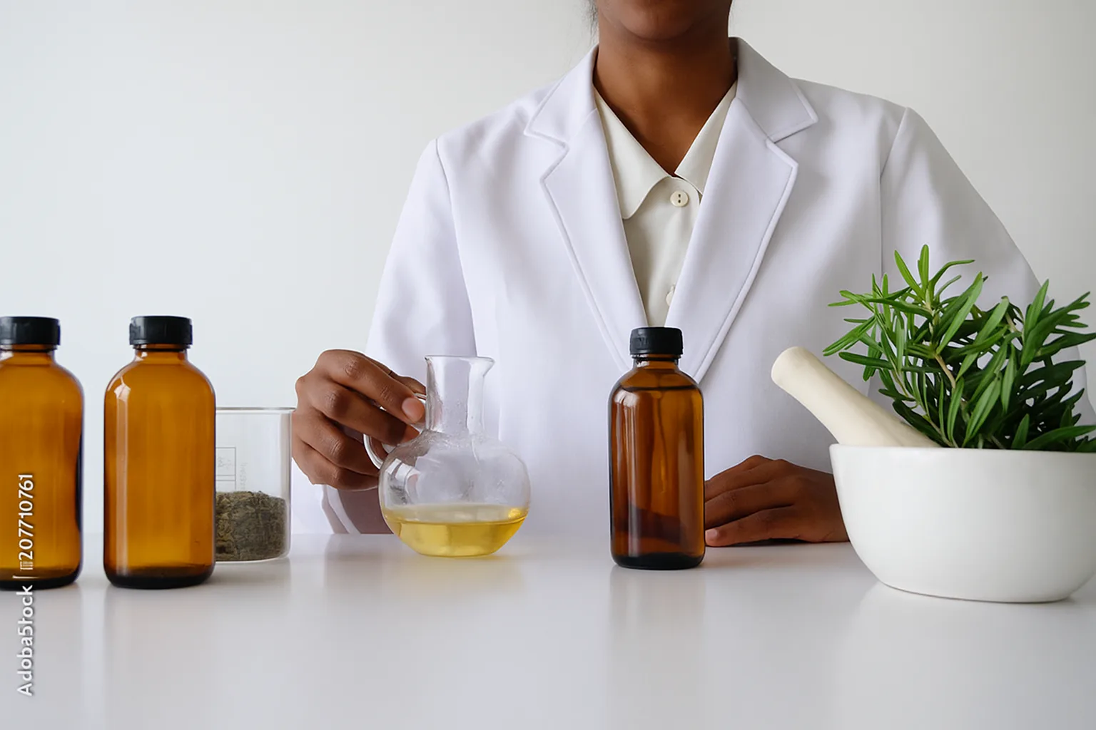Preparing plant extracts in a laboratory